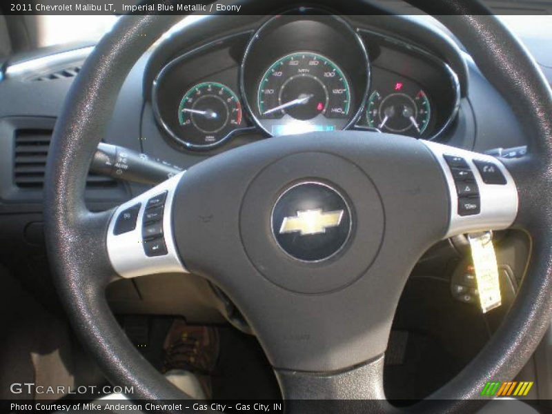 Imperial Blue Metallic / Ebony 2011 Chevrolet Malibu LT