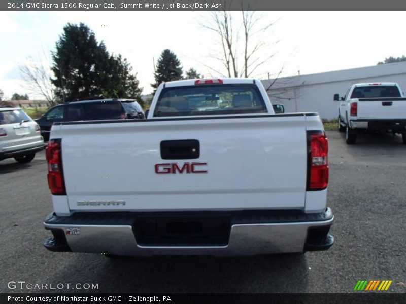 Summit White / Jet Black/Dark Ash 2014 GMC Sierra 1500 Regular Cab