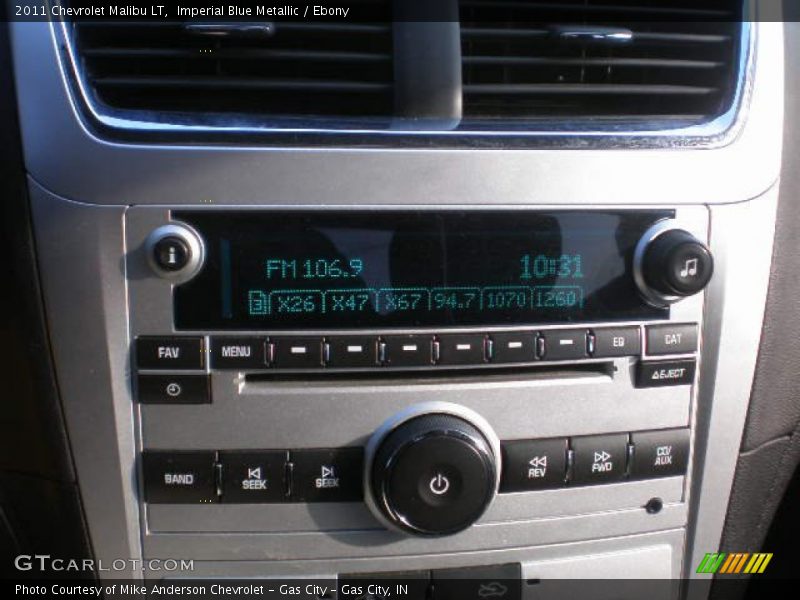 Imperial Blue Metallic / Ebony 2011 Chevrolet Malibu LT