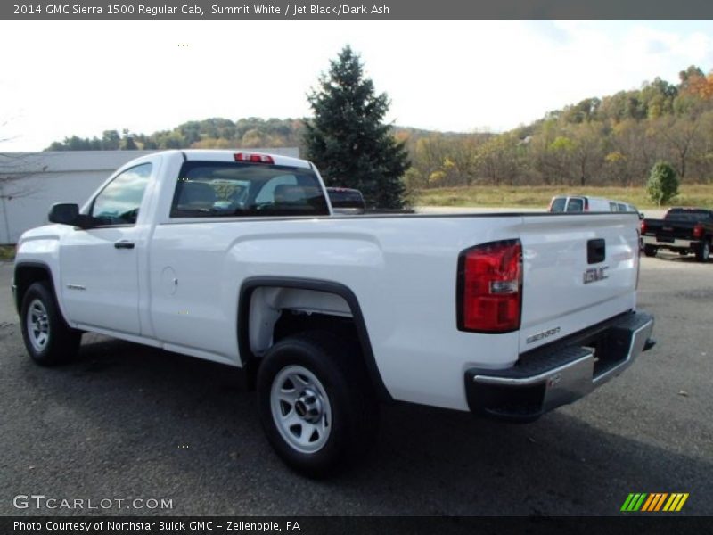 Summit White / Jet Black/Dark Ash 2014 GMC Sierra 1500 Regular Cab