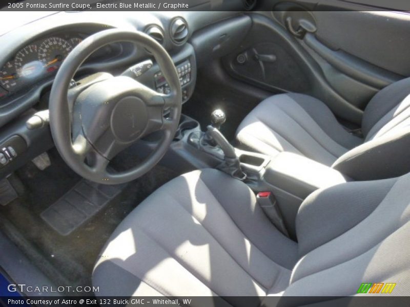 Electric Blue Metallic / Graphite 2005 Pontiac Sunfire Coupe