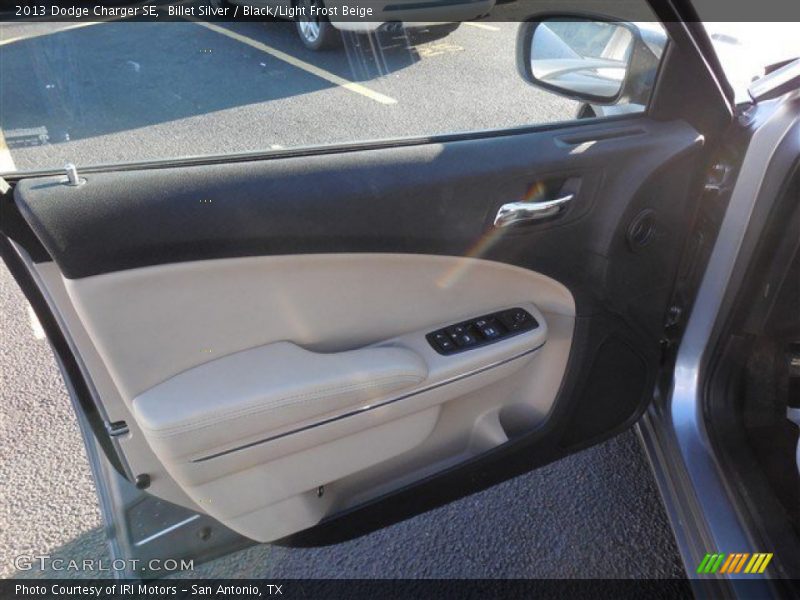 Billet Silver / Black/Light Frost Beige 2013 Dodge Charger SE