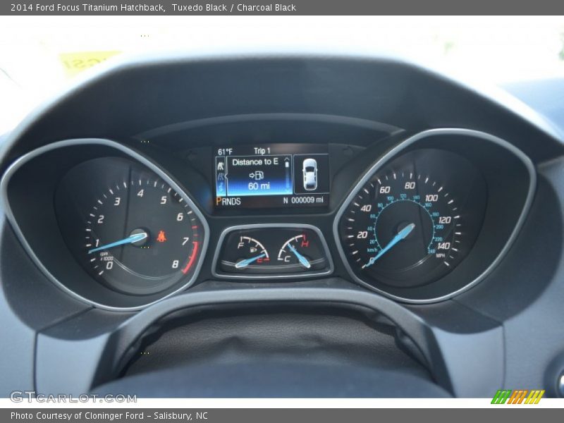 Tuxedo Black / Charcoal Black 2014 Ford Focus Titanium Hatchback