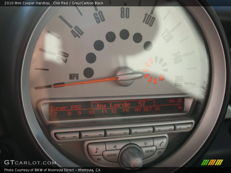 Chili Red / Grey/Carbon Black 2010 Mini Cooper Hardtop