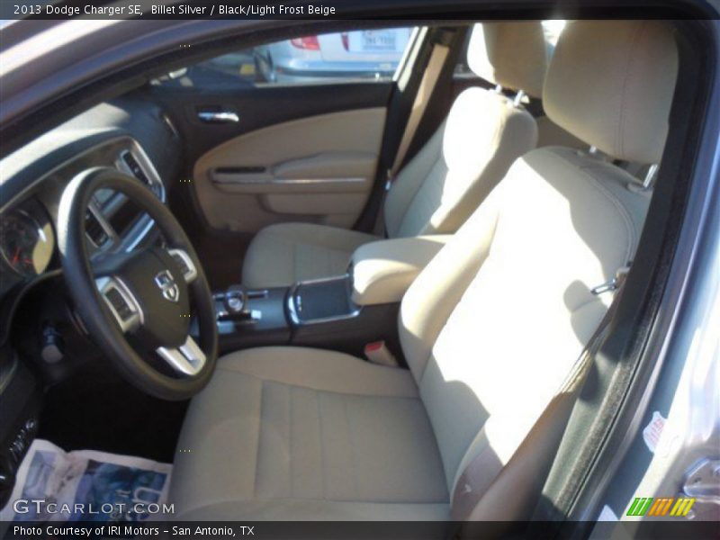 Billet Silver / Black/Light Frost Beige 2013 Dodge Charger SE