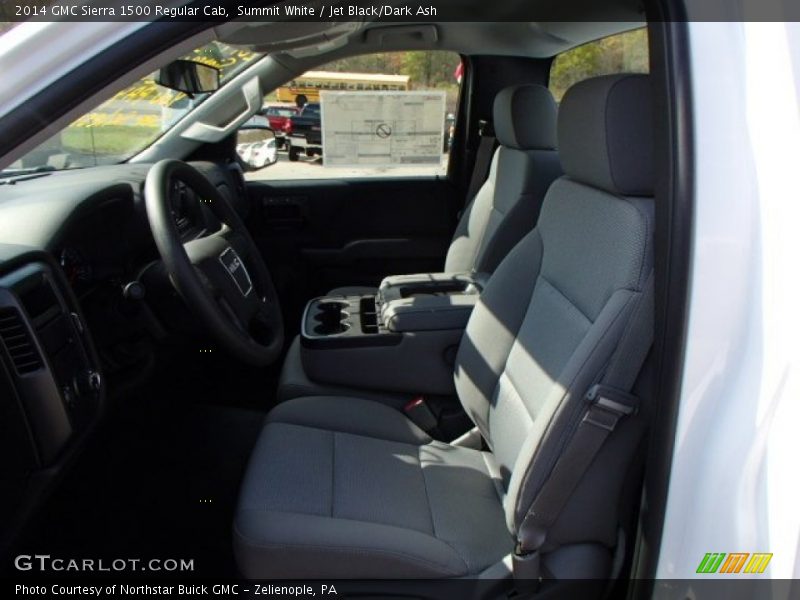 Summit White / Jet Black/Dark Ash 2014 GMC Sierra 1500 Regular Cab