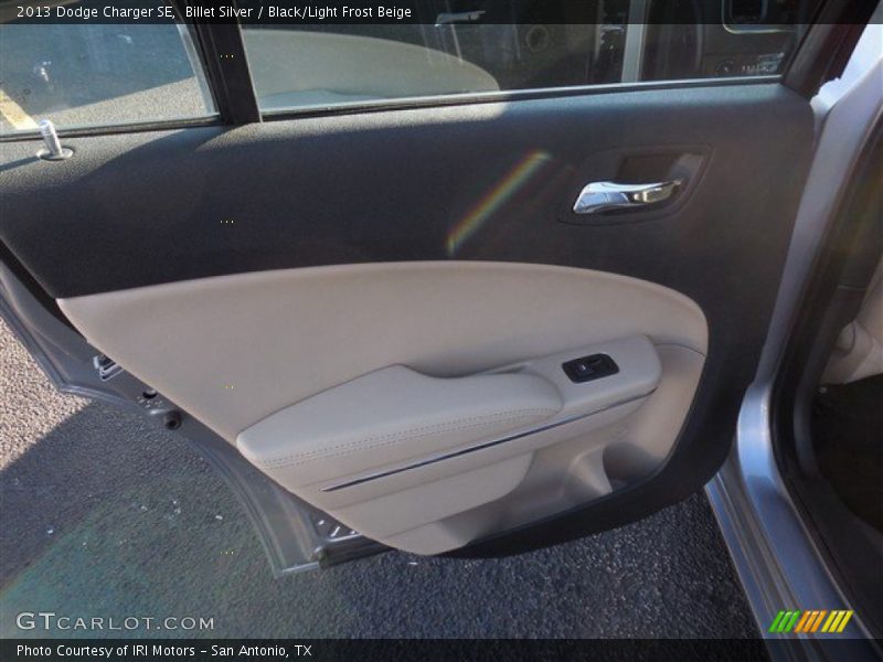 Billet Silver / Black/Light Frost Beige 2013 Dodge Charger SE