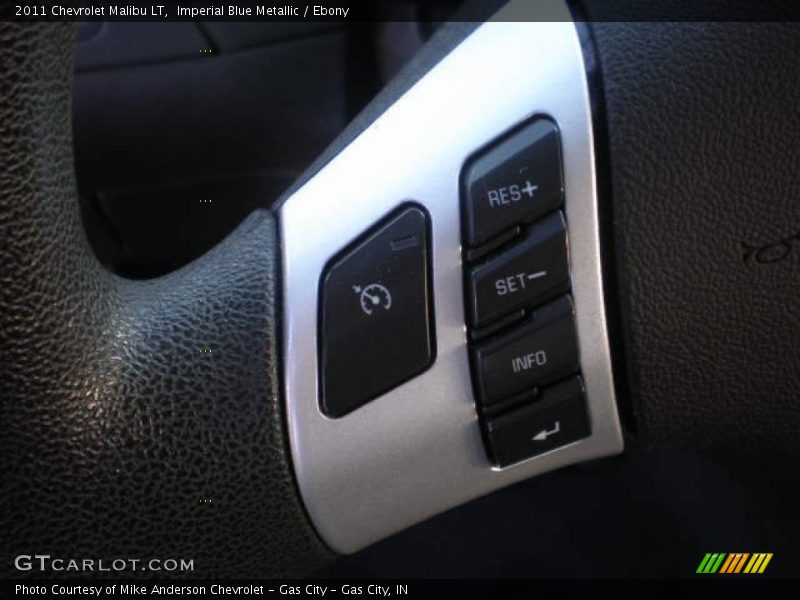 Imperial Blue Metallic / Ebony 2011 Chevrolet Malibu LT