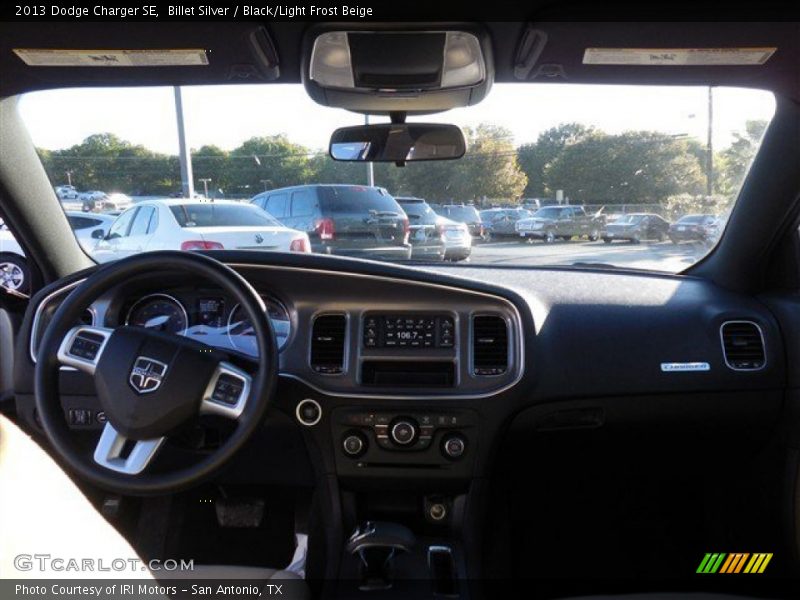 Billet Silver / Black/Light Frost Beige 2013 Dodge Charger SE