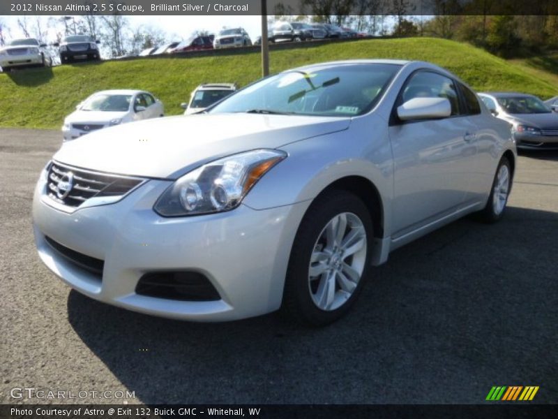 Brilliant Silver / Charcoal 2012 Nissan Altima 2.5 S Coupe