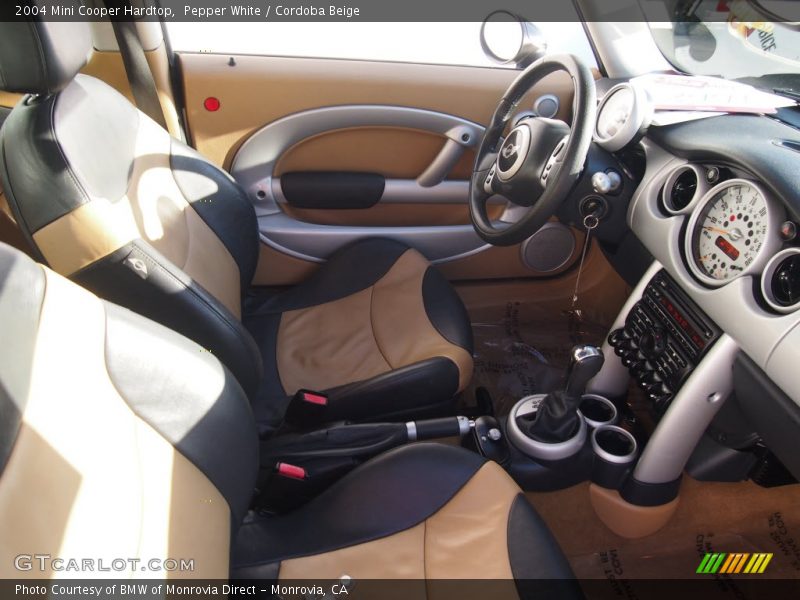 Pepper White / Cordoba Beige 2004 Mini Cooper Hardtop