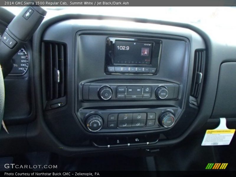 Summit White / Jet Black/Dark Ash 2014 GMC Sierra 1500 Regular Cab