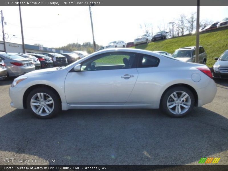 Brilliant Silver / Charcoal 2012 Nissan Altima 2.5 S Coupe