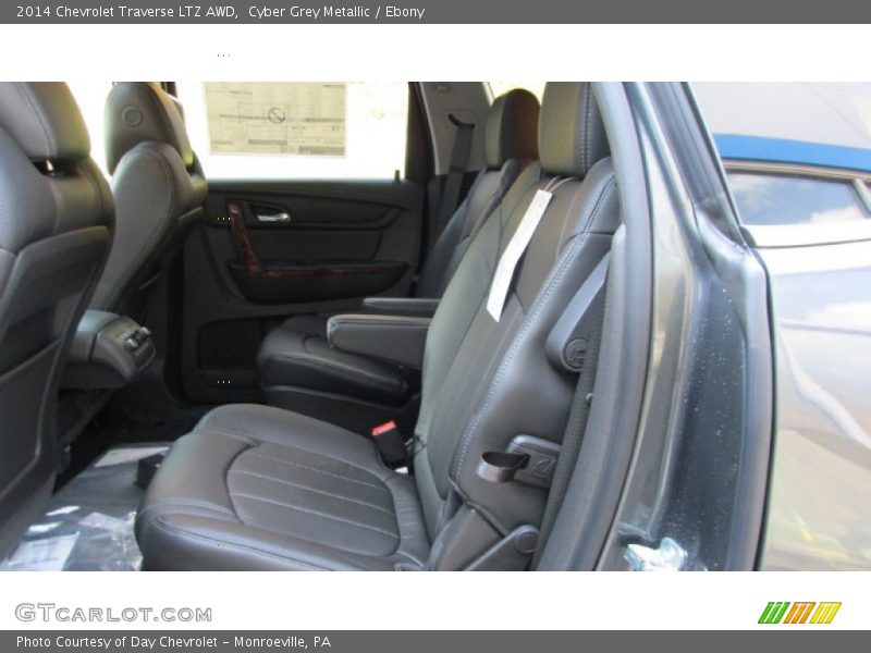Cyber Grey Metallic / Ebony 2014 Chevrolet Traverse LTZ AWD