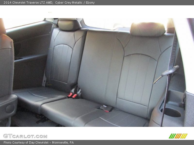 Cyber Grey Metallic / Ebony 2014 Chevrolet Traverse LTZ AWD