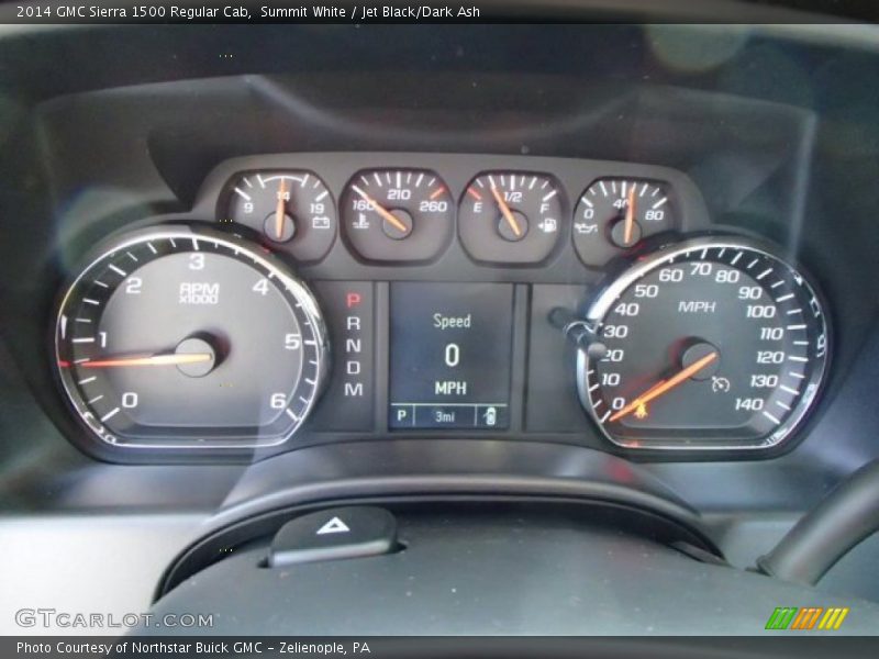 Summit White / Jet Black/Dark Ash 2014 GMC Sierra 1500 Regular Cab
