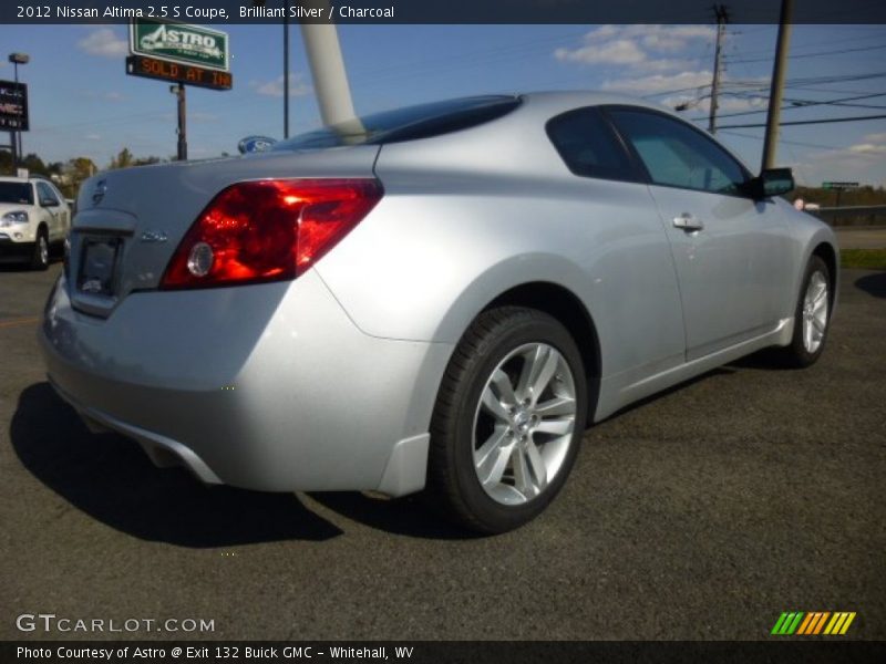 Brilliant Silver / Charcoal 2012 Nissan Altima 2.5 S Coupe