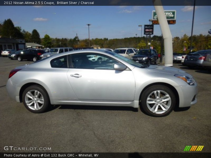 Brilliant Silver / Charcoal 2012 Nissan Altima 2.5 S Coupe
