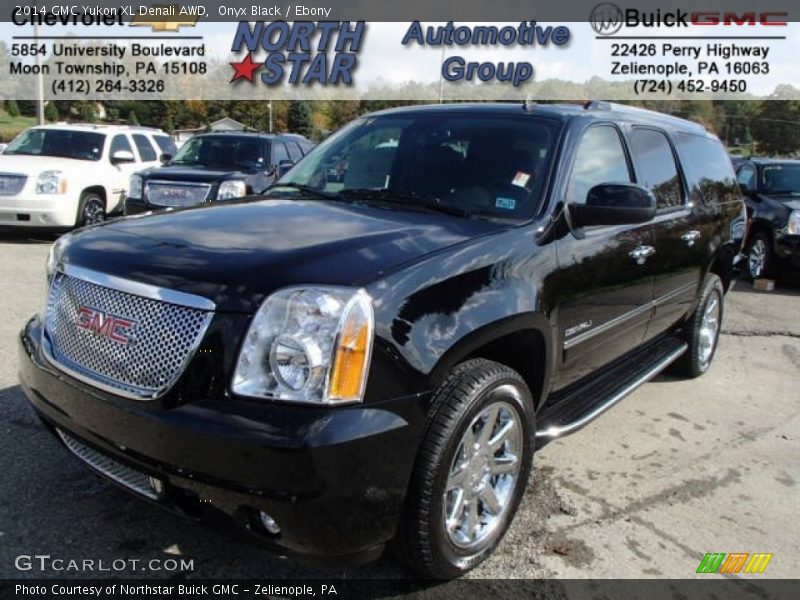 Onyx Black / Ebony 2014 GMC Yukon XL Denali AWD