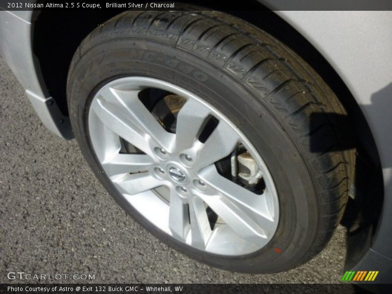Brilliant Silver / Charcoal 2012 Nissan Altima 2.5 S Coupe