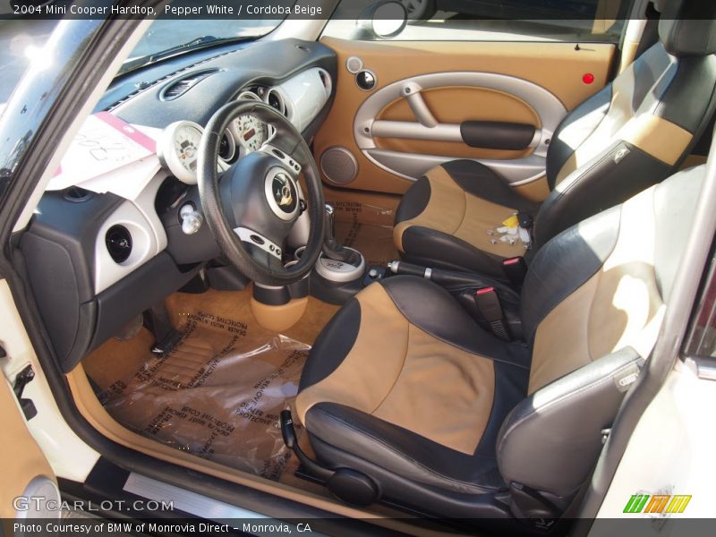 Pepper White / Cordoba Beige 2004 Mini Cooper Hardtop