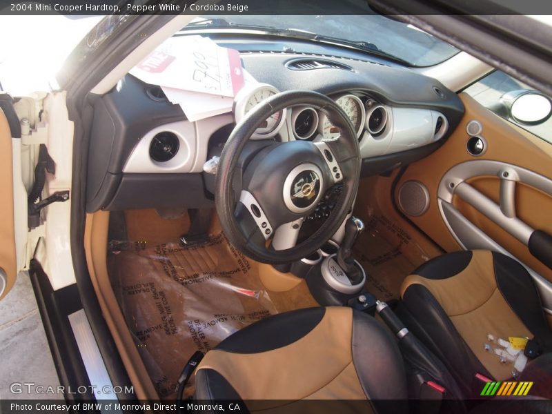 Pepper White / Cordoba Beige 2004 Mini Cooper Hardtop