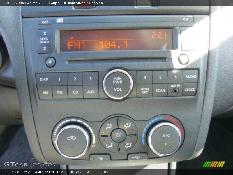 Brilliant Silver / Charcoal 2012 Nissan Altima 2.5 S Coupe