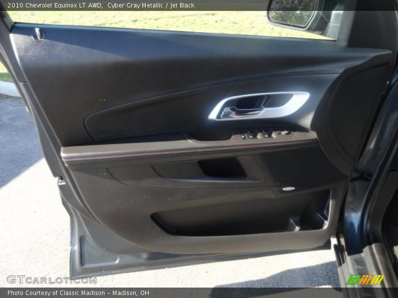 Cyber Gray Metallic / Jet Black 2010 Chevrolet Equinox LT AWD