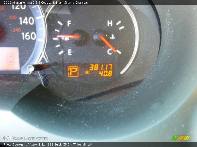Brilliant Silver / Charcoal 2012 Nissan Altima 2.5 S Coupe