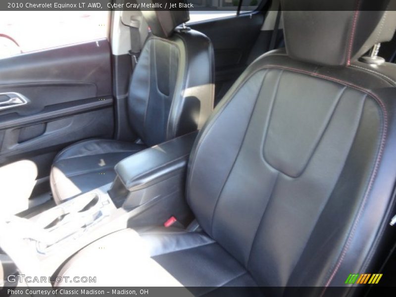 Cyber Gray Metallic / Jet Black 2010 Chevrolet Equinox LT AWD