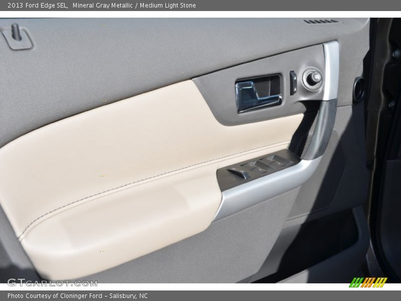 Mineral Gray Metallic / Medium Light Stone 2013 Ford Edge SEL