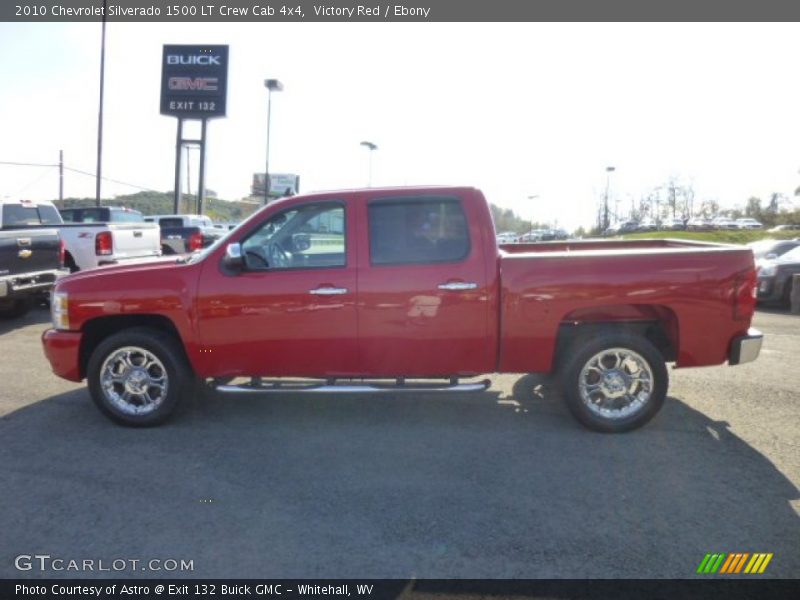 Victory Red / Ebony 2010 Chevrolet Silverado 1500 LT Crew Cab 4x4