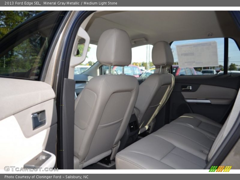 Mineral Gray Metallic / Medium Light Stone 2013 Ford Edge SEL