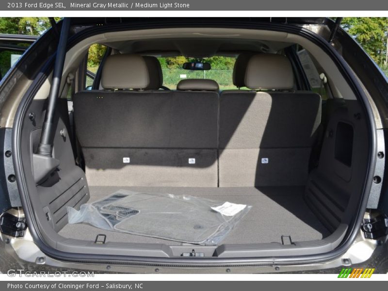 Mineral Gray Metallic / Medium Light Stone 2013 Ford Edge SEL