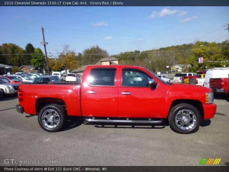 Victory Red / Ebony 2010 Chevrolet Silverado 1500 LT Crew Cab 4x4