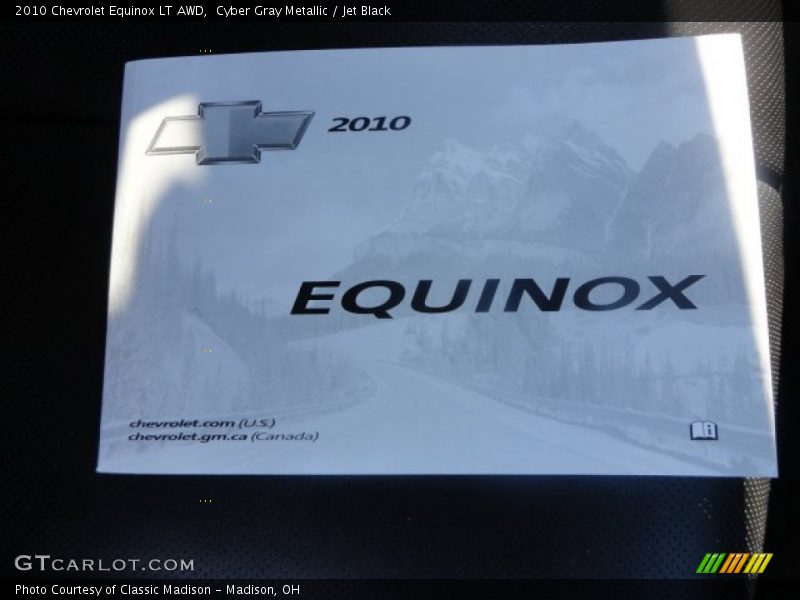 Cyber Gray Metallic / Jet Black 2010 Chevrolet Equinox LT AWD