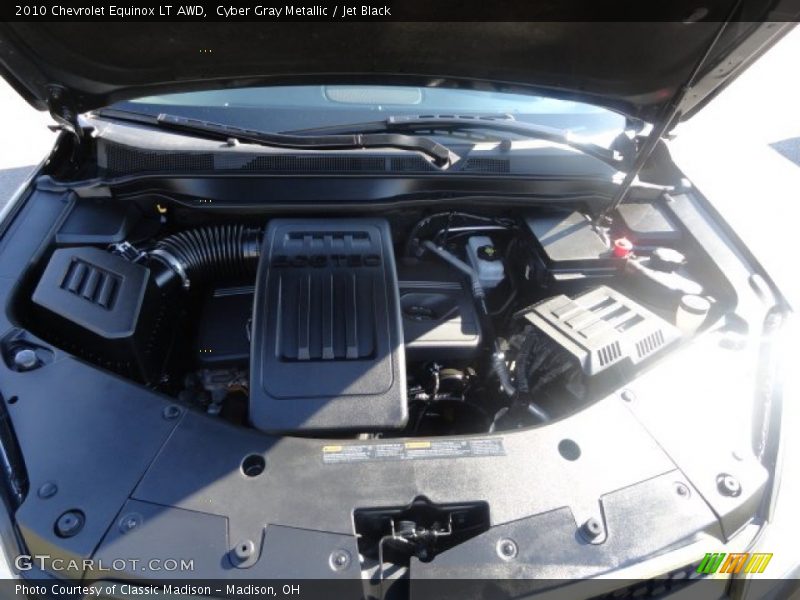 Cyber Gray Metallic / Jet Black 2010 Chevrolet Equinox LT AWD