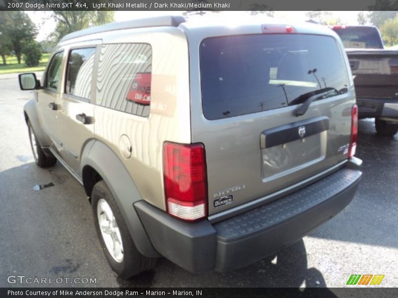 Light Khaki Metallic / Dark Khaki/Medium Khaki 2007 Dodge Nitro SXT 4x4
