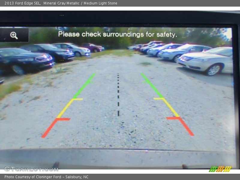 Mineral Gray Metallic / Medium Light Stone 2013 Ford Edge SEL