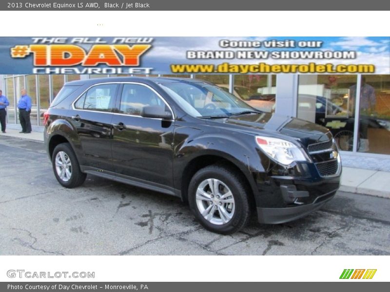 Black / Jet Black 2013 Chevrolet Equinox LS AWD
