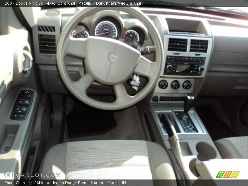 Light Khaki Metallic / Dark Khaki/Medium Khaki 2007 Dodge Nitro SXT 4x4