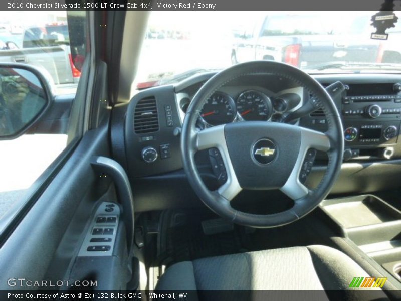 Victory Red / Ebony 2010 Chevrolet Silverado 1500 LT Crew Cab 4x4