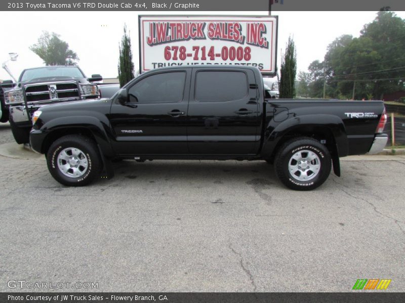 Black / Graphite 2013 Toyota Tacoma V6 TRD Double Cab 4x4