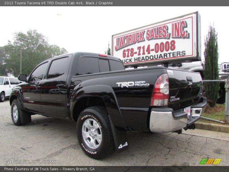 Black / Graphite 2013 Toyota Tacoma V6 TRD Double Cab 4x4