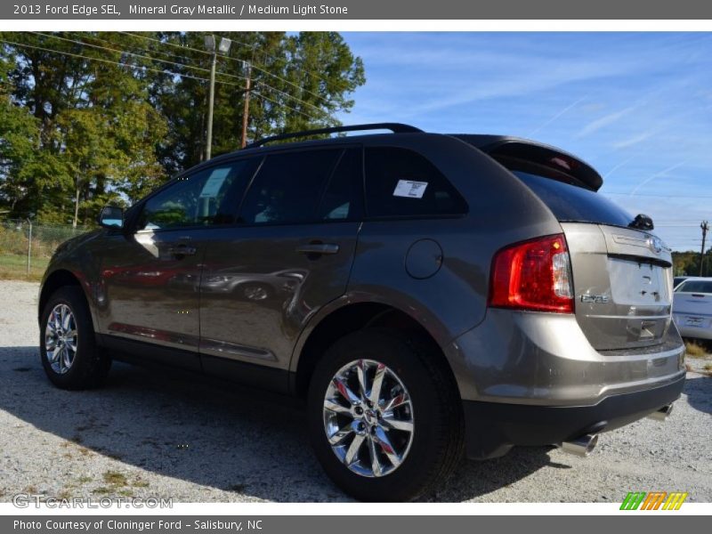 Mineral Gray Metallic / Medium Light Stone 2013 Ford Edge SEL