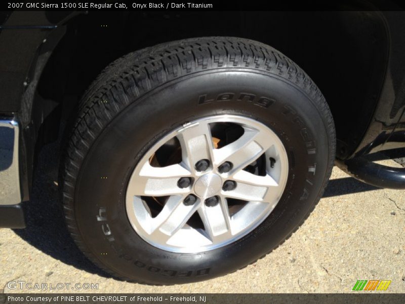 Onyx Black / Dark Titanium 2007 GMC Sierra 1500 SLE Regular Cab