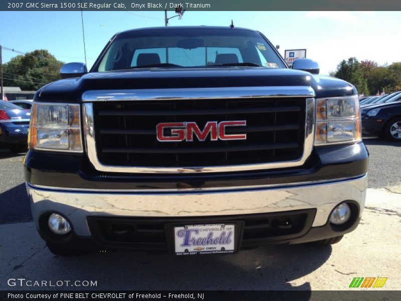 Onyx Black / Dark Titanium 2007 GMC Sierra 1500 SLE Regular Cab