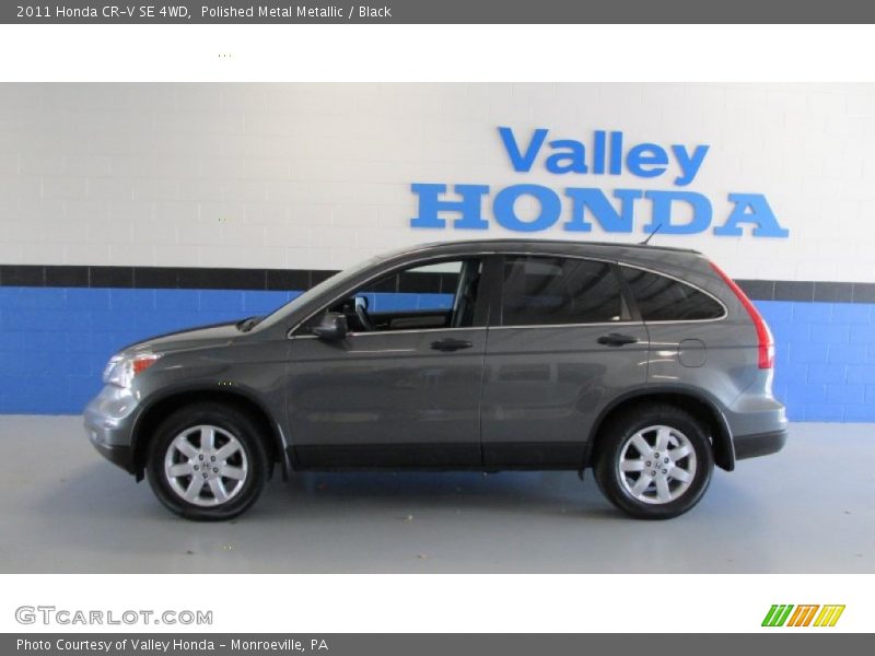 Polished Metal Metallic / Black 2011 Honda CR-V SE 4WD