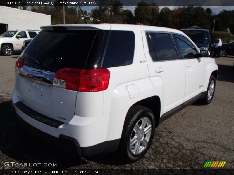 Summit White / Jet Black 2014 GMC Terrain SLE AWD