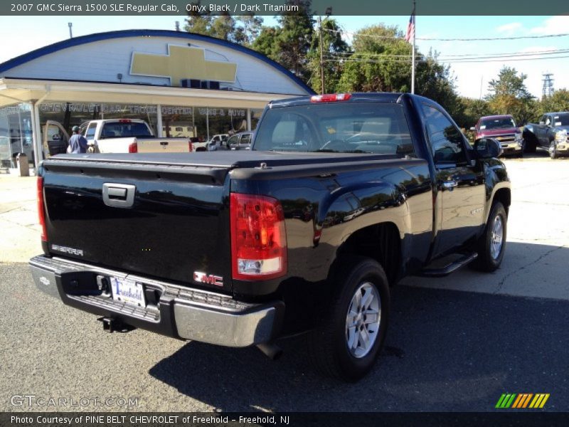 Onyx Black / Dark Titanium 2007 GMC Sierra 1500 SLE Regular Cab